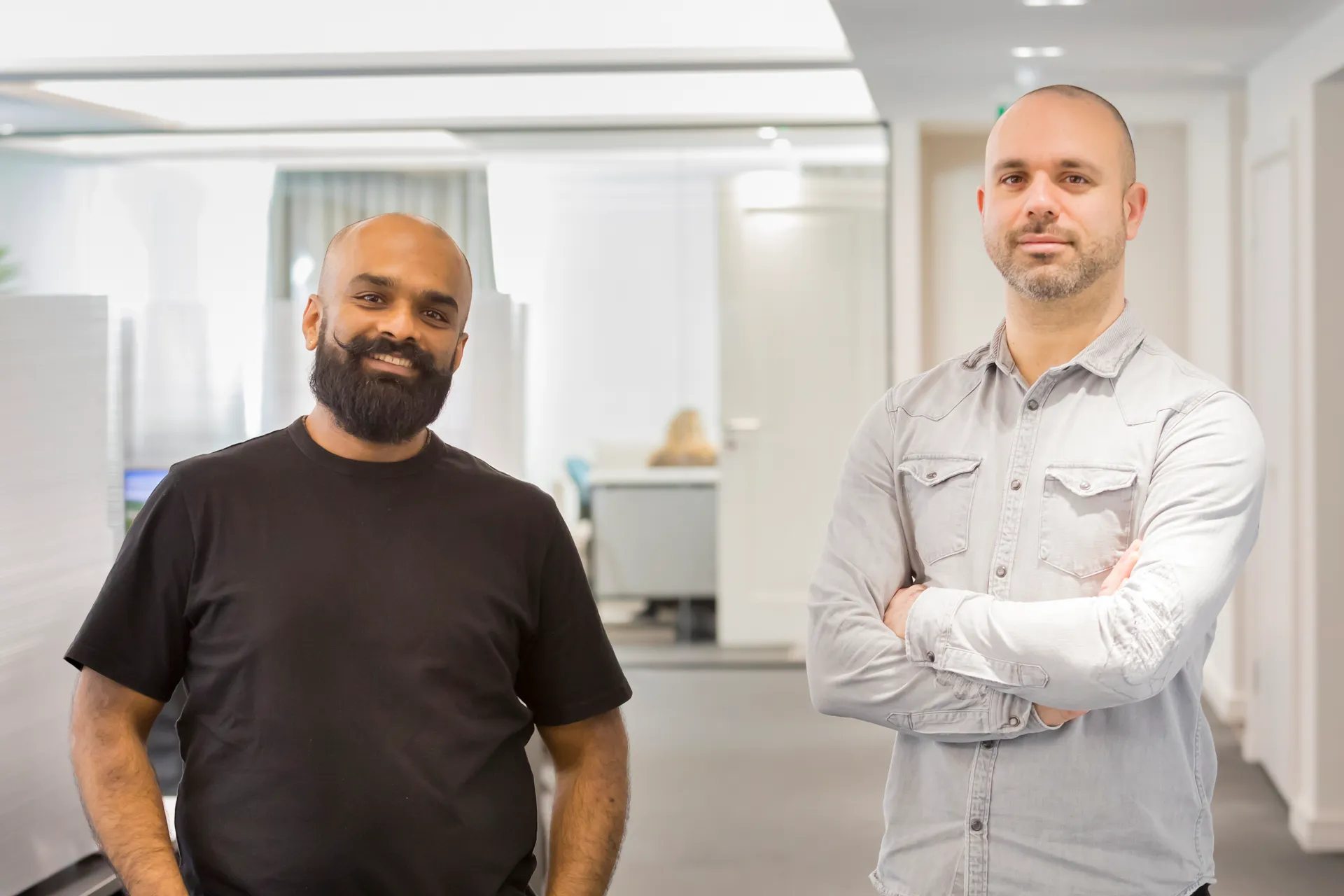 Anuj and Jon, Healum’s cofounders
